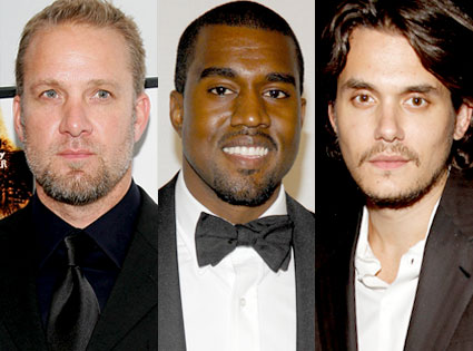 Jesse James, Kanye West, John Mayer Jesse James, Kanye West, John Mayer